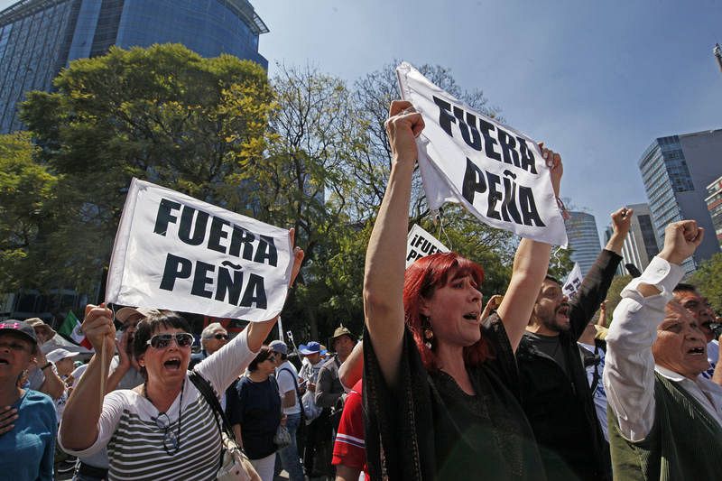 México se manifiesta contra Trump