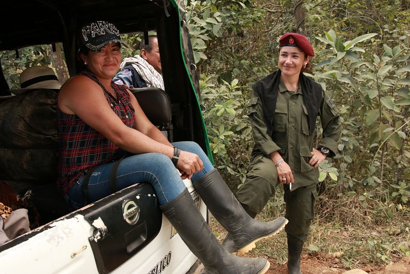 De los 6.900 guerrilleros que se estima que hay, un 32% son mujeres.