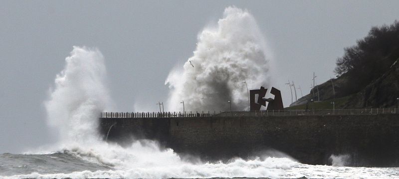 Alerta naranja en el País Vasco por fenómenos costeros