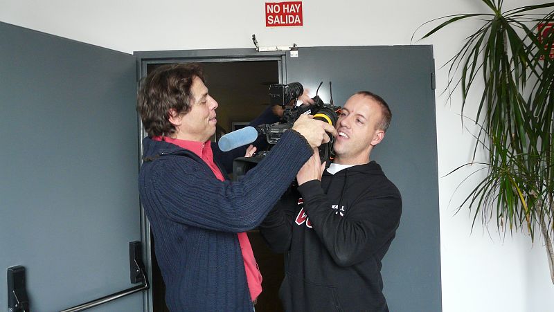 José quiso ser reportero durante unos instantes