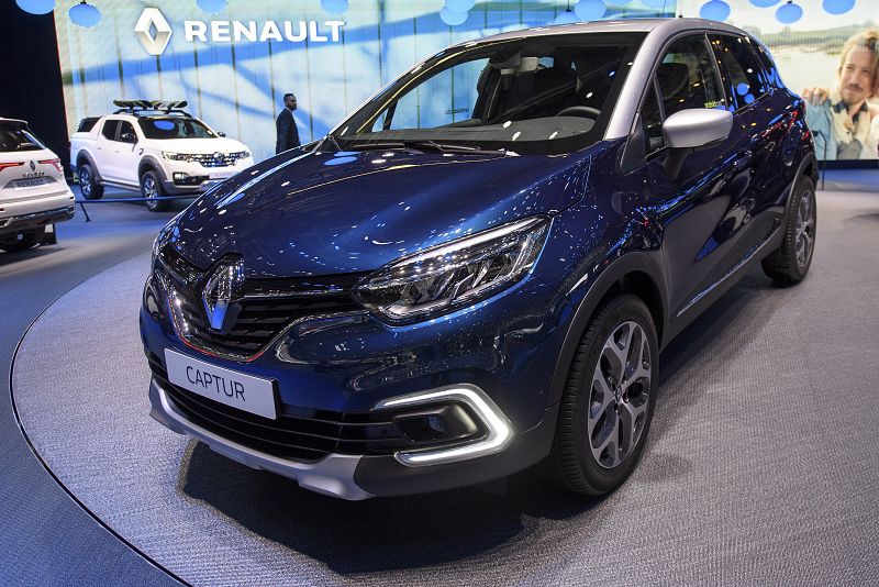 Renault presenta su nueva versión del modelo Captur en el marco del Salón Internacional del Automóvil de Ginebra.