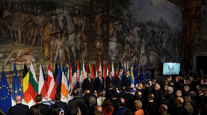 Los Veintisiete se reúnen en Roma en el 60 aniversario de la UE