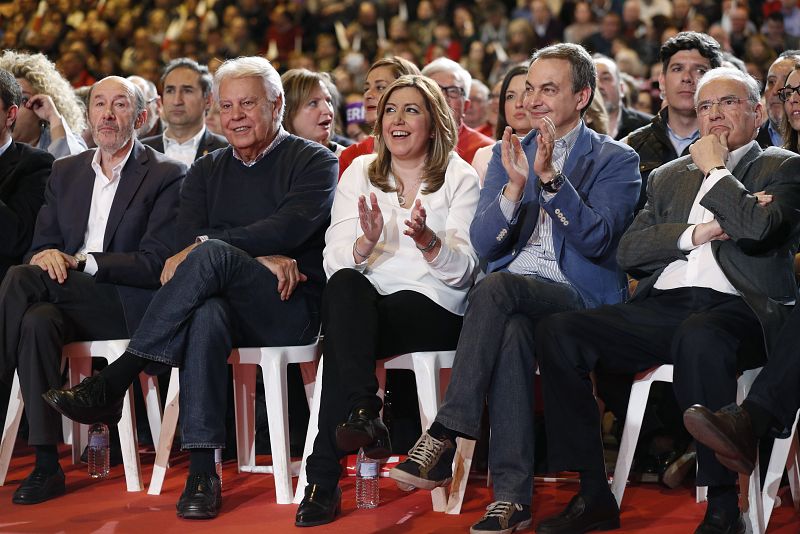 Susana Díaz arranza su campaña en Madrid