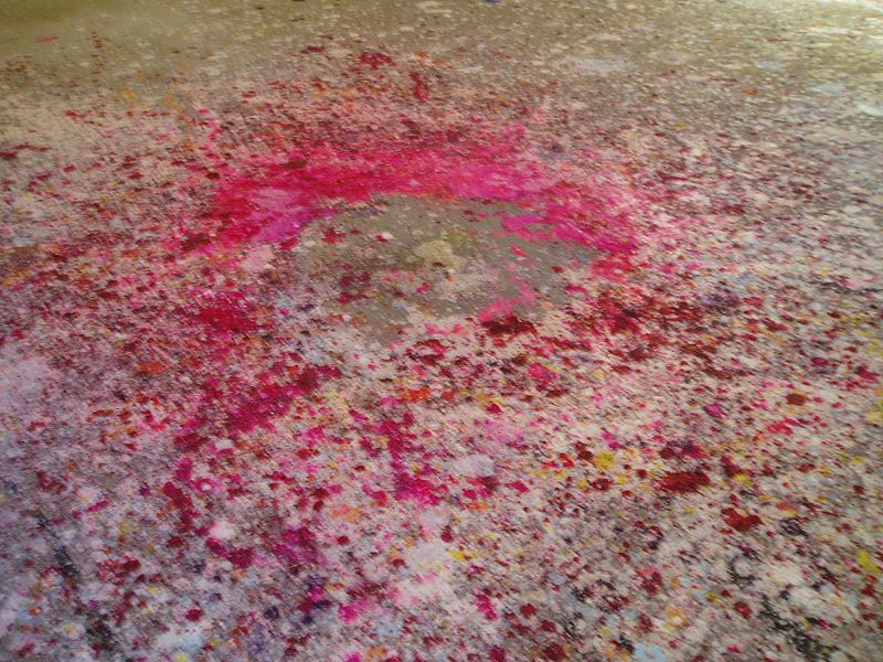 El suelo del estudio