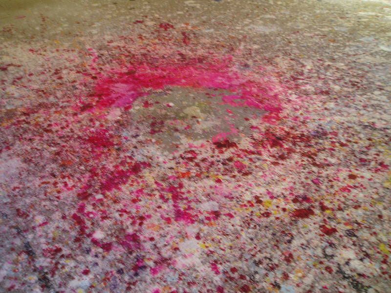 El suelo del estudio