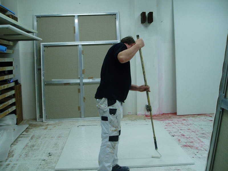 Dando la primera capa