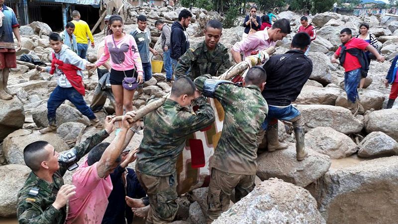 Avalancha mortal en Mocoa, al sur de Colombia