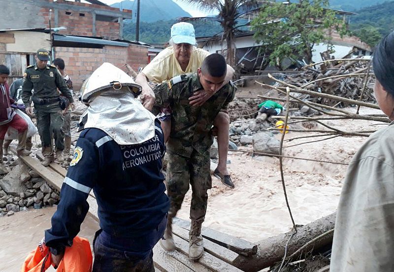 Avalancha mortal en Mocoa, al sur de Colombia