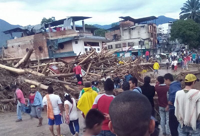 Una avalancha en Colombia deja decenas de muertos