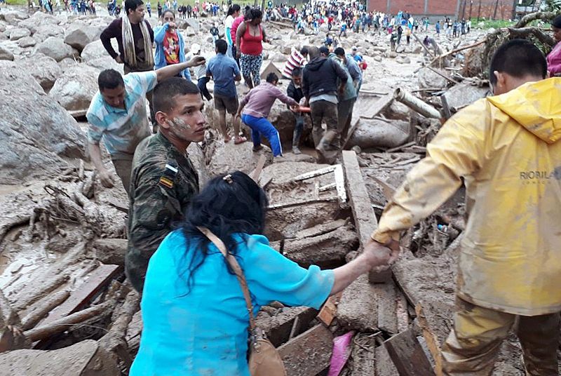 Una avalancha en Colombia deja decenas de muertos