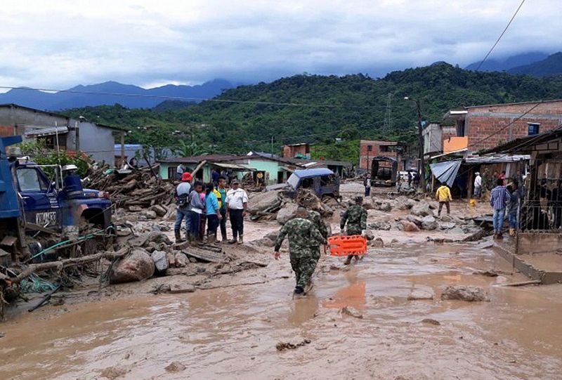 Una avalancha en Colombia deja más de un centenar de muertos