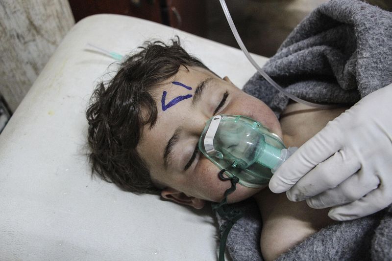 Ataque mortal con gas tóxico en la ciudad siria de Jan Shijún