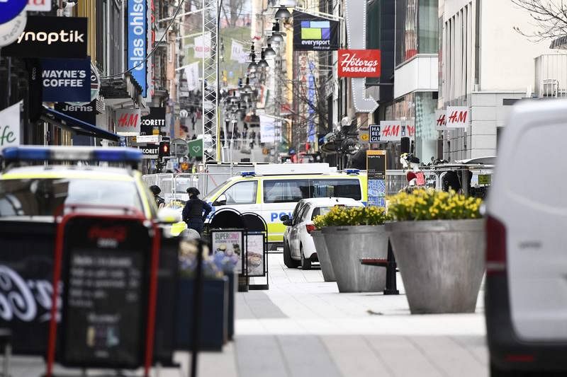   Un camión atropella a varios viandantes en Estocolmo