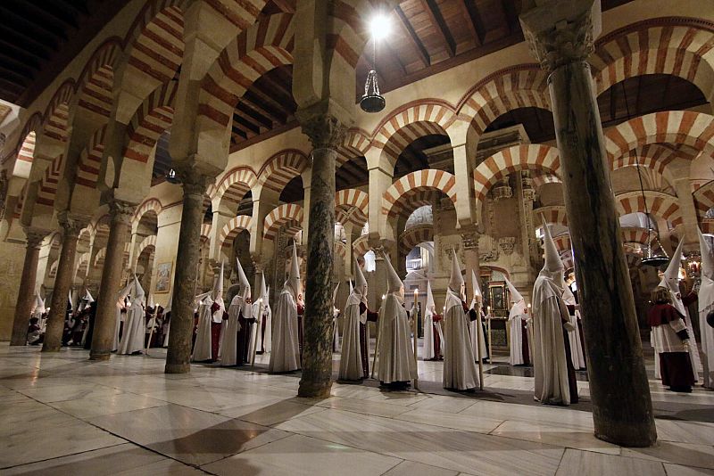 En el interior de la Mezquita-Catedral de Córdoba