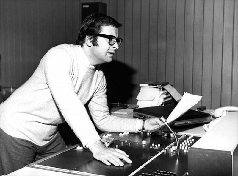 Chicho Ibañez Serrador, en control de realización en los años 70