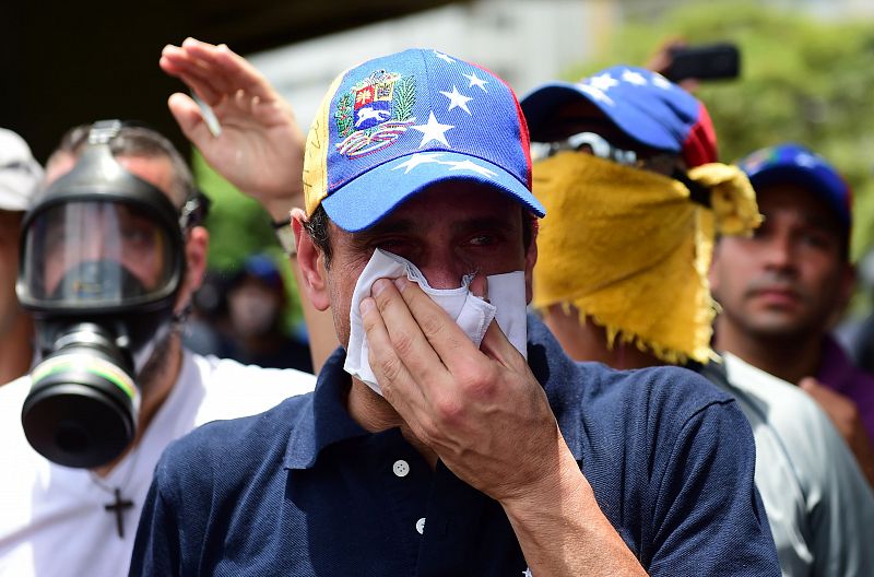 El líder opositor Henrique Capriles