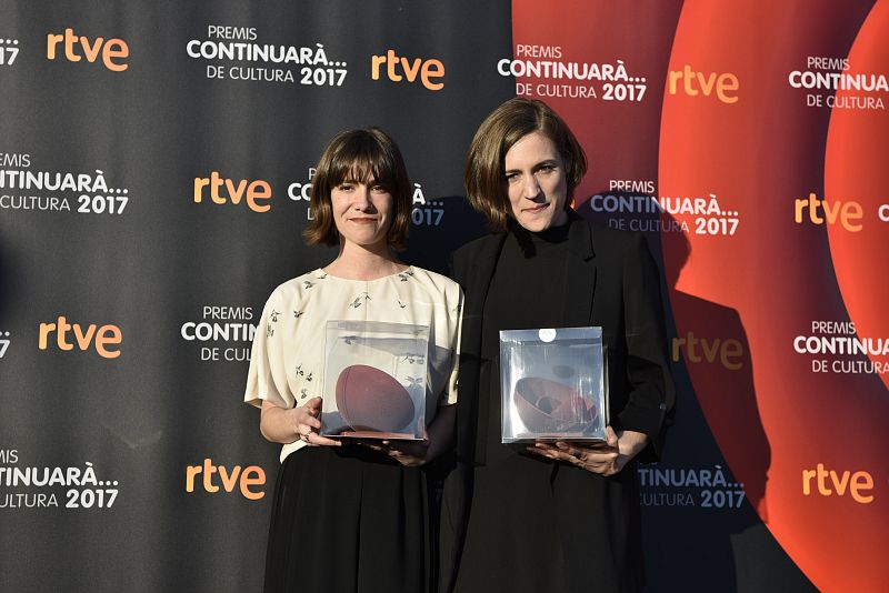 Carla Simón i Bruna Cusí, directora i actriu, respectivament, de la pel·licula "Estiu 1993"