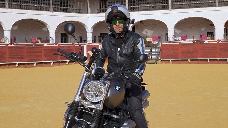 Miquel Silvestre en la plaza de toros hexagonal de Ronda, declarada Patrimonio de la Humanidad por la Unesco.