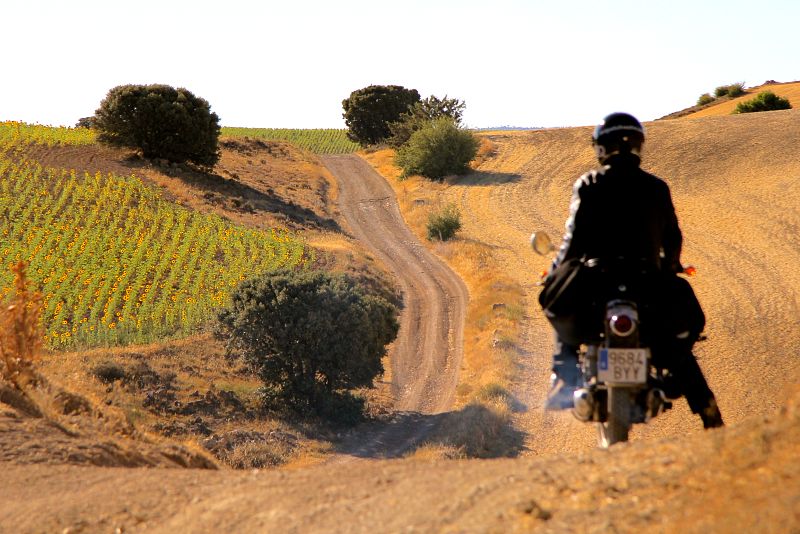 La España vacía se ofrece en senderos sin asfaltar que invitan a la exploración de un país desconocido que parece otro planeta.