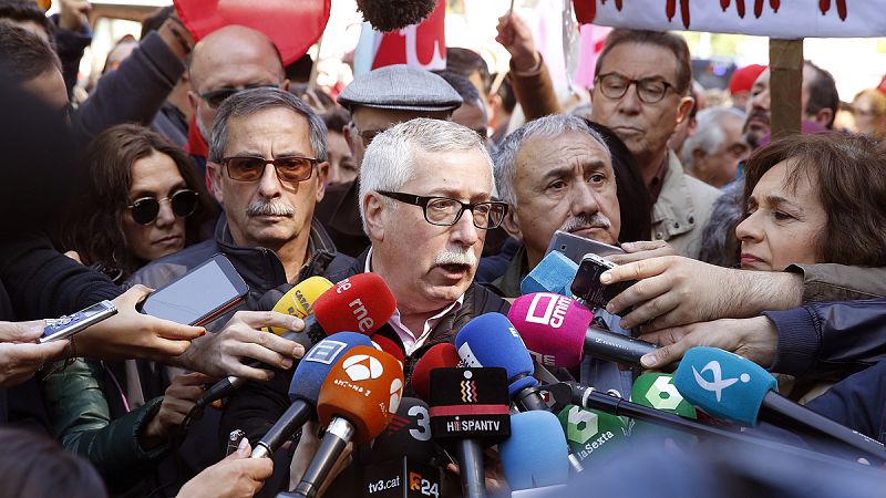 Toxo, en su último Día del Trabajador como secretario genenral de CC.OO.