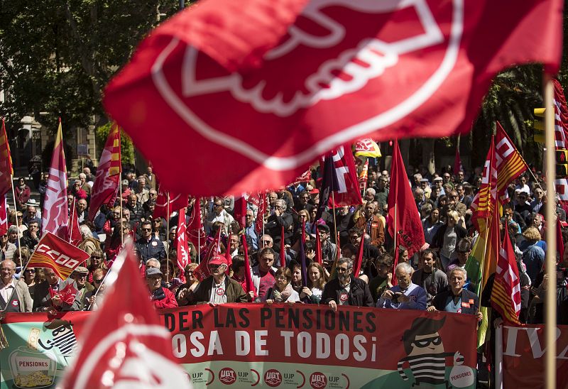 Manifestación del Primero de Mayo en Zaragoza