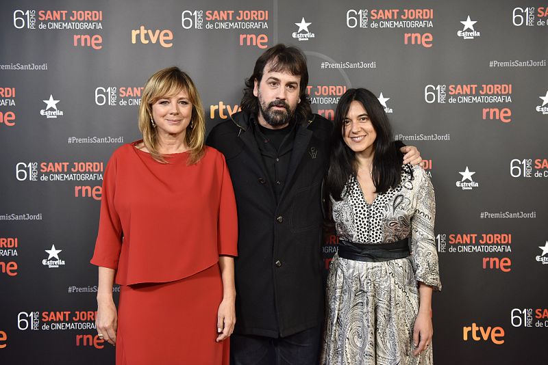 Emma Suárez, Isaki Lacuesta y Isa Campo photocall