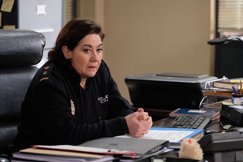 Claudia Miralles en su despacho de Servir y Proteger