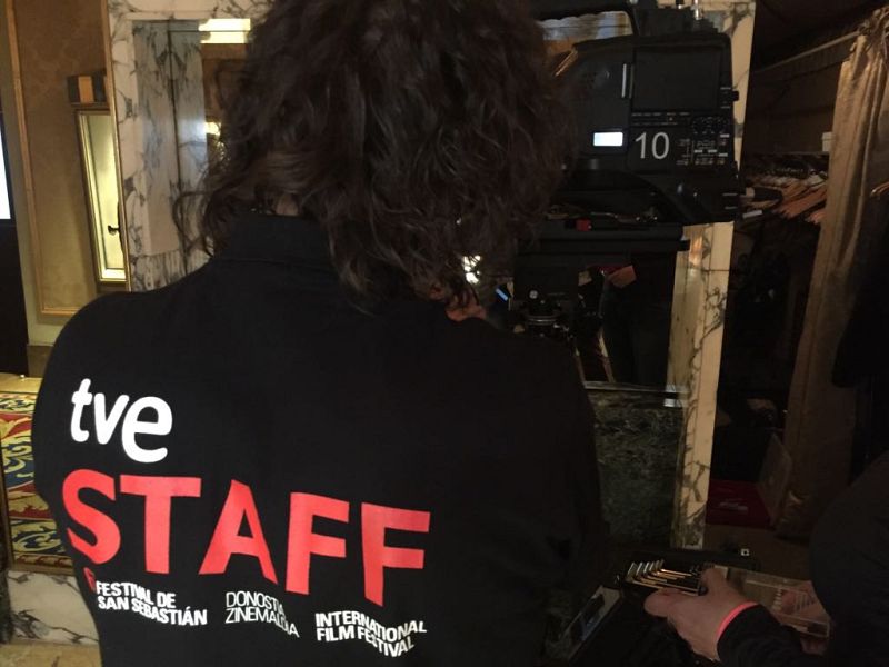 Rodant salons de El Palace amb steadycam