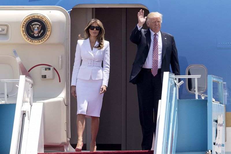 Trump aterriza en Tel Aviv