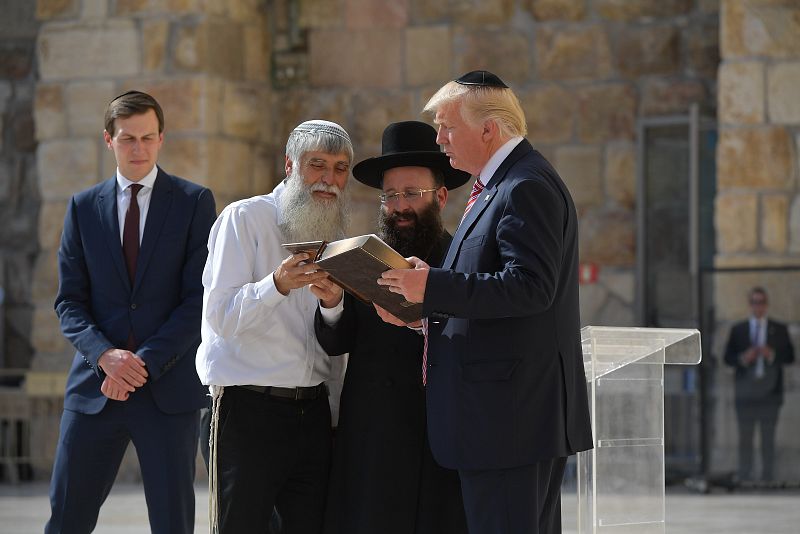 Trump ante el Muro de las Lamentaciones