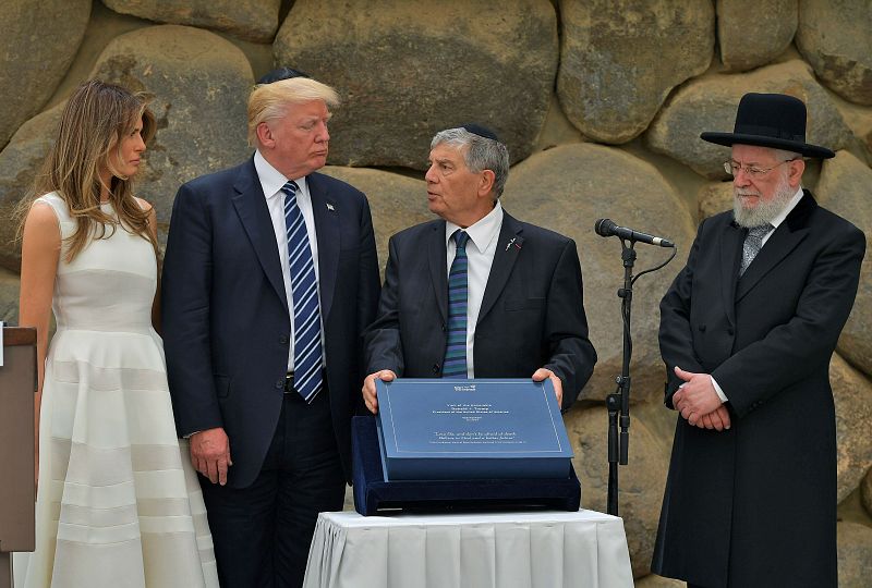 Trump visita Israel y Palestina