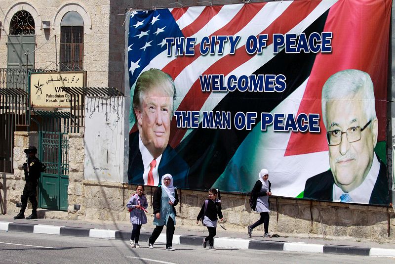 Trump visita Israel y Palestina