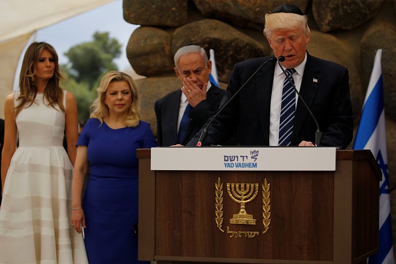 Trump visita Israel y Palestina