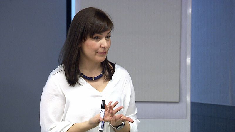 Sonia Cruz durante el máster de violencia género en la Casa del Lector de Madrid