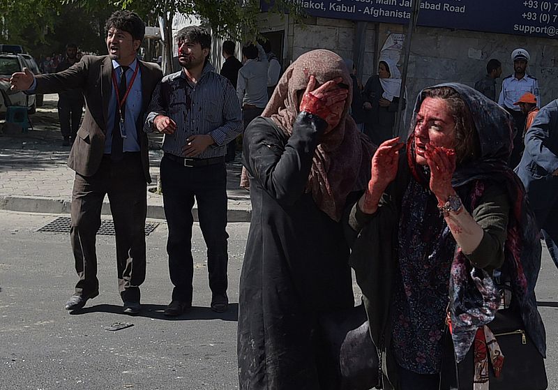 Heridos en la explosión que ha sacudido el distrito diplomático de Kabul, Afganistán