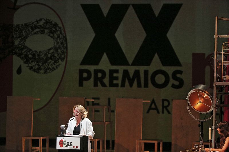 Natalia Menéndez recibe el Premio Max a la contribución a las Artes Escénicas a la Fundación del Festival Internacional de Teatro Clásico de Almagro