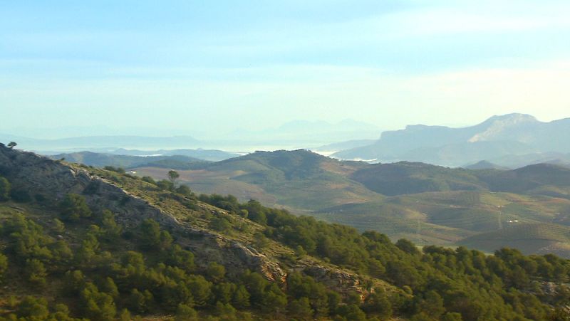Cercanías de Tolox, en el todavía Parque Natural de la Sierra de las Nieves