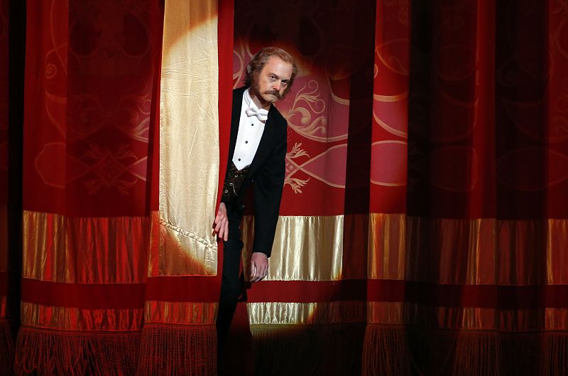 El actor David Hyde Pierce durante un momento de la representación de 'Hello Dolly'.