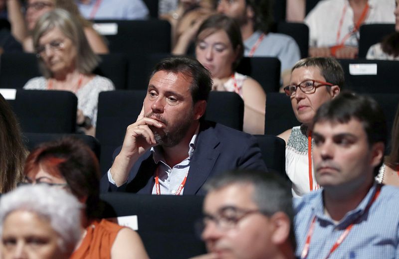 El alcalde de Valladolid, Oscar Puente, próximo portavoz del partido, durante la inauguración del Congreso Federal del PSOE