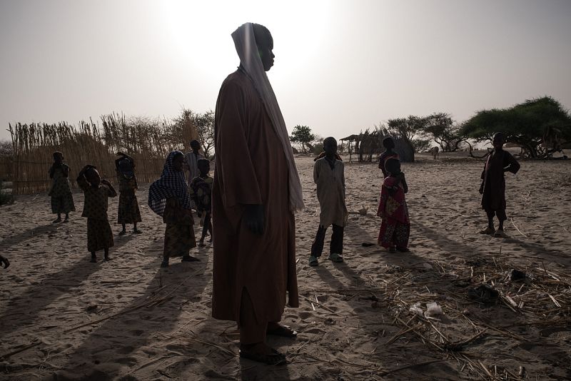 Mahamat Ali, de 17 años, en Melea, Chad