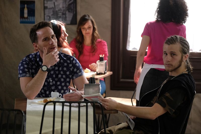 Jairo y Juan, en el bar la Parra