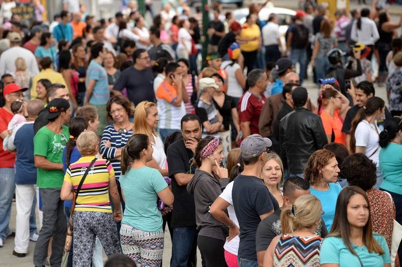 Imágenes del referéndum en Venezuela