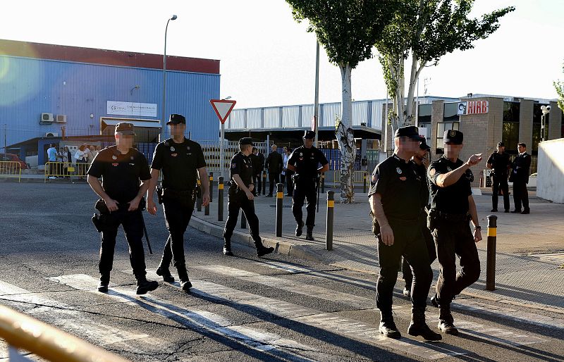 Máxima seguridad en los alrededores de la Audiencia Nacional