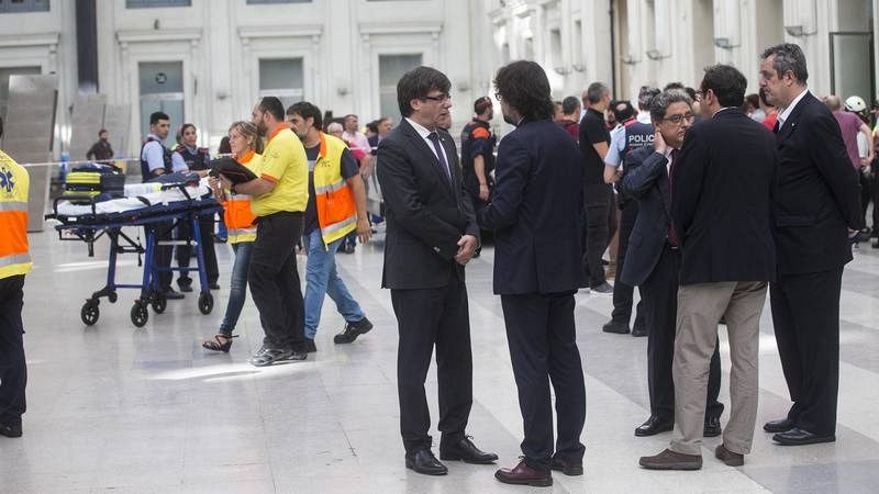 El accidente de Cercanías de Barcelona, en imágenes