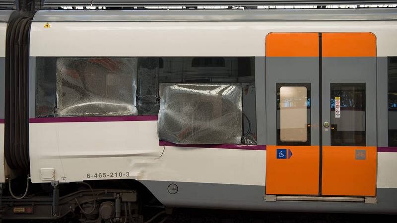 El accidente de Cercanías de Barcelona, en imágenes