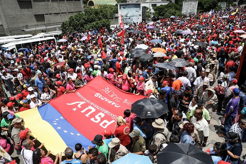 Marcha en apoyo de la Asamblea Nacional Constituyente
