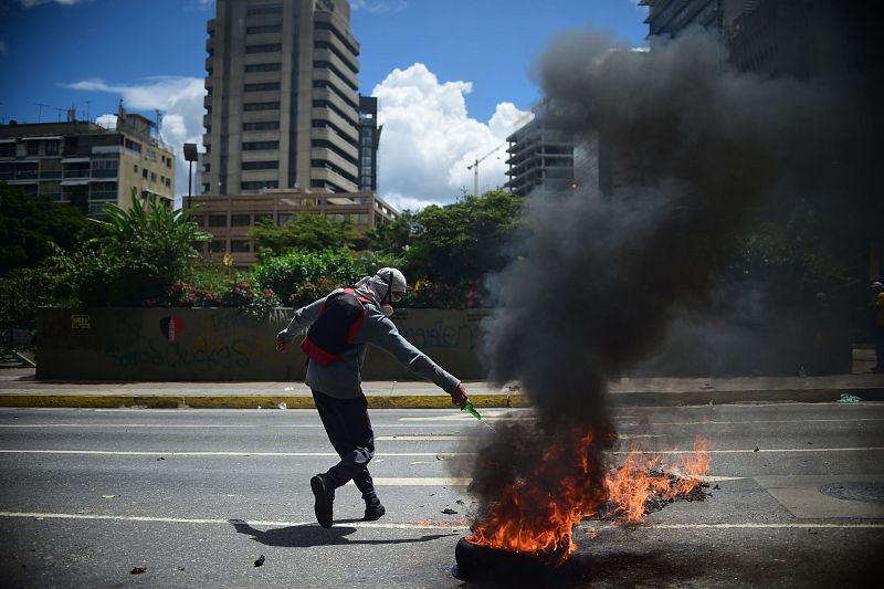 Tensión en Caracas durante la sesión de la Asamblea Nacional Constituyente