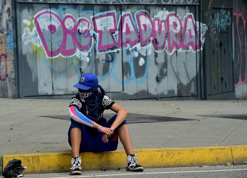 Pintadas contra Maduro