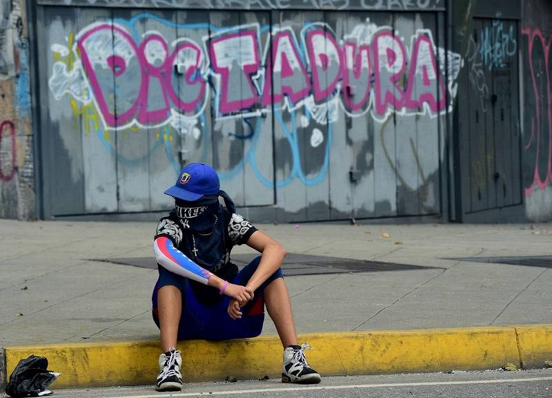 Pintadas contra Maduro 