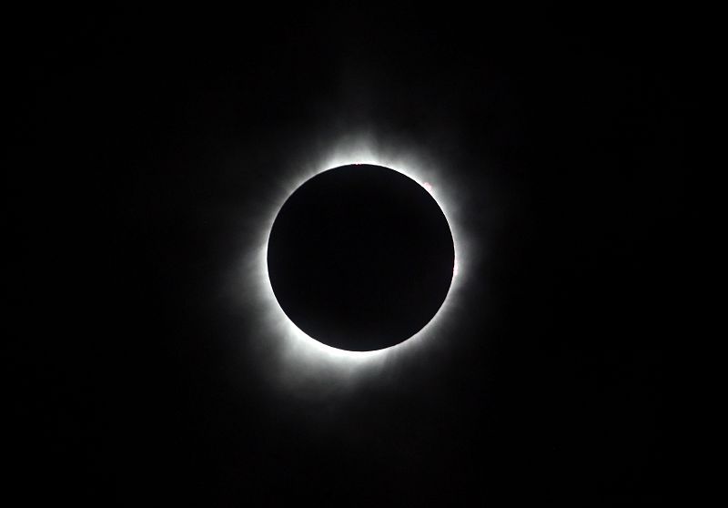 El eclipse solar en Kansas (EE.UU.)